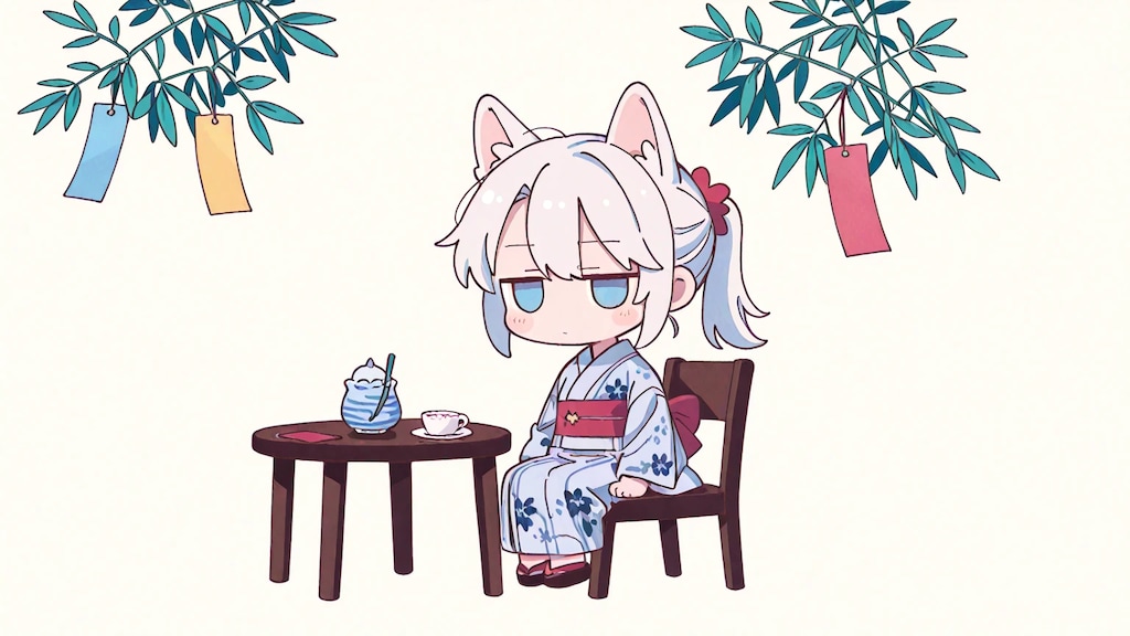 うちのこ七夕フィギュア