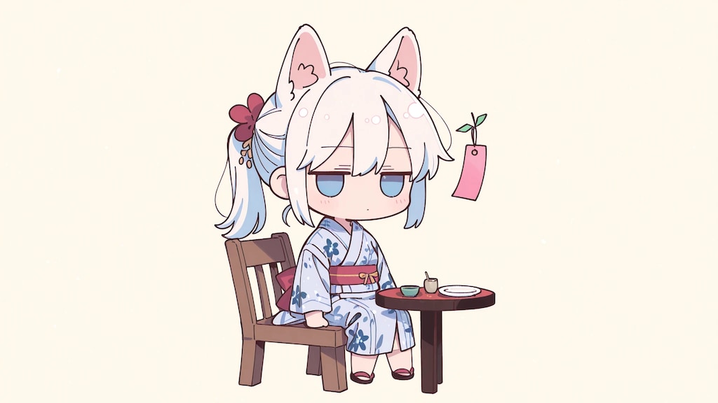 うちのこ七夕フィギュア