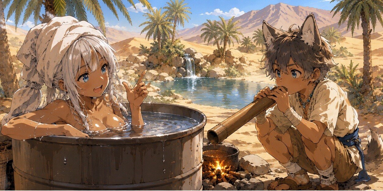 砂漠のオアシス