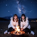 冬のふもとっぱら🏕️ 4枚目
