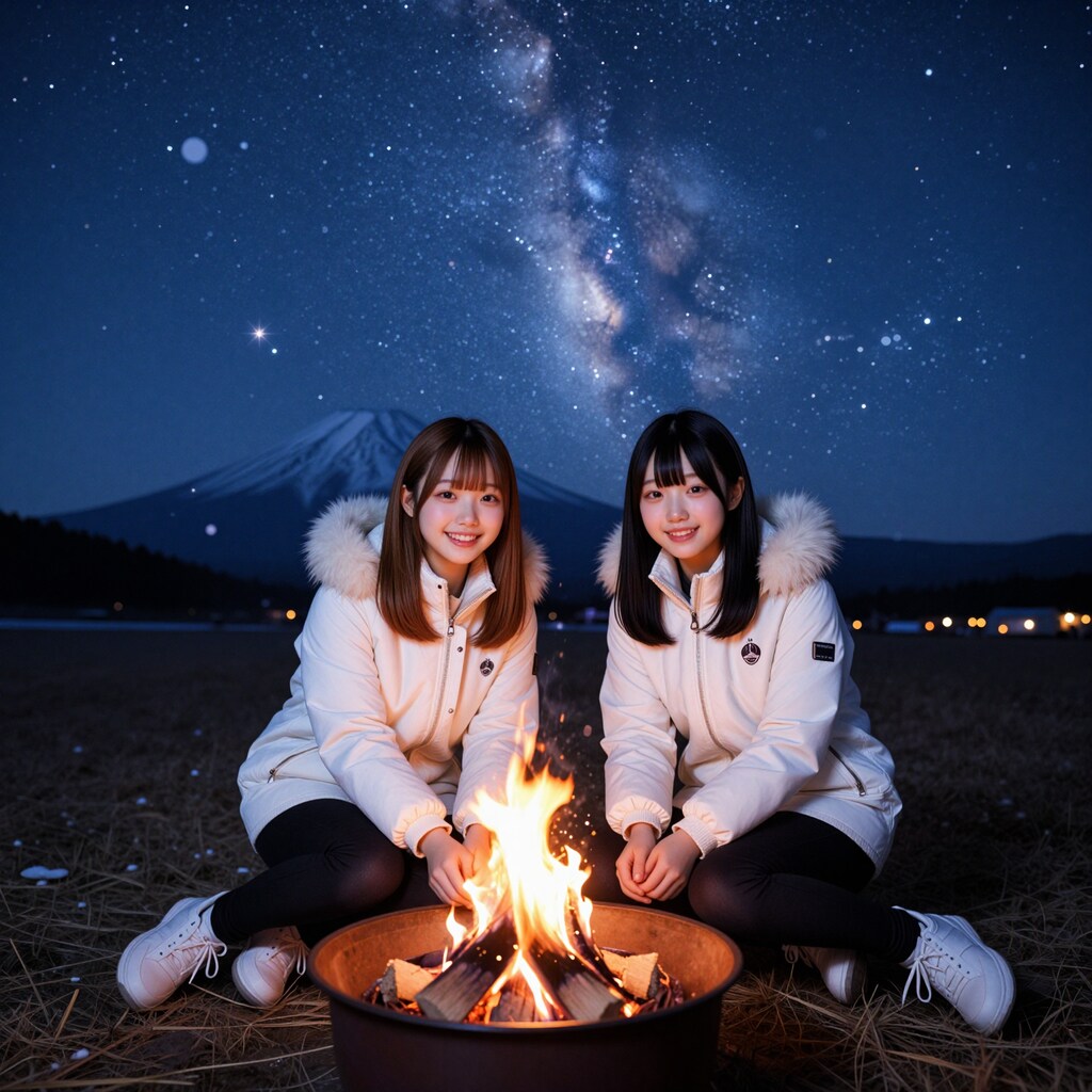 冬のふもとっぱら🏕️