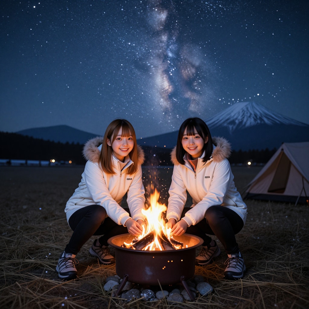 冬のふもとっぱら🏕️
