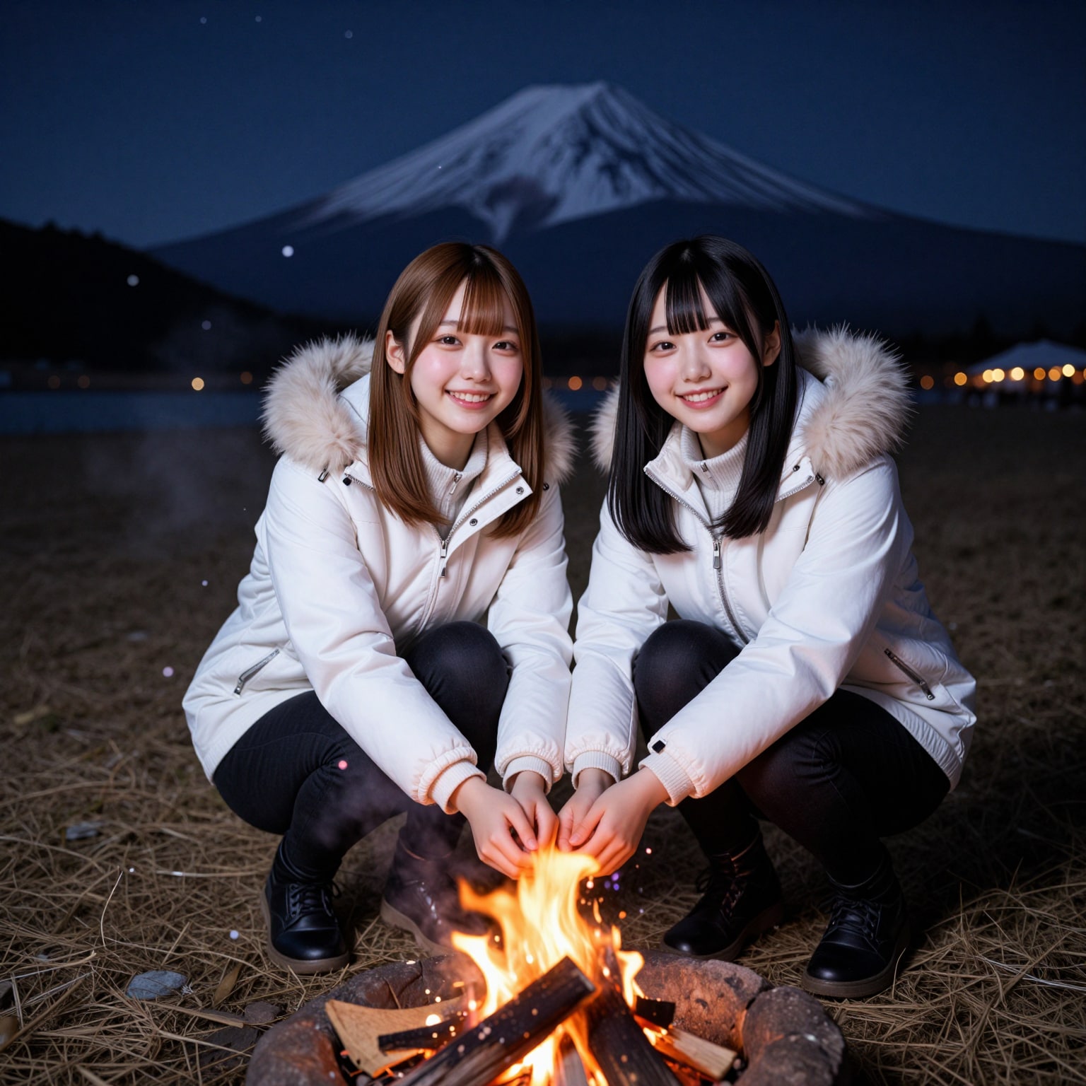 冬のふもとっぱら🏕️