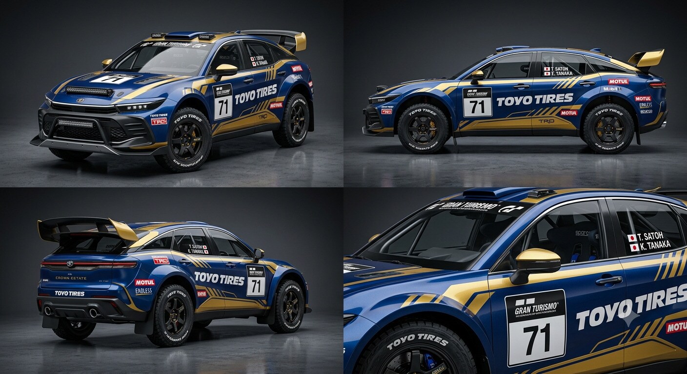 トーヨータイヤクラウンエステートラリーカー