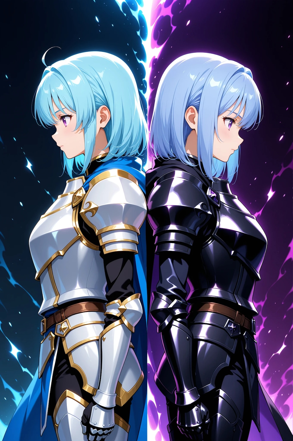 聖騎士と暗黒騎士