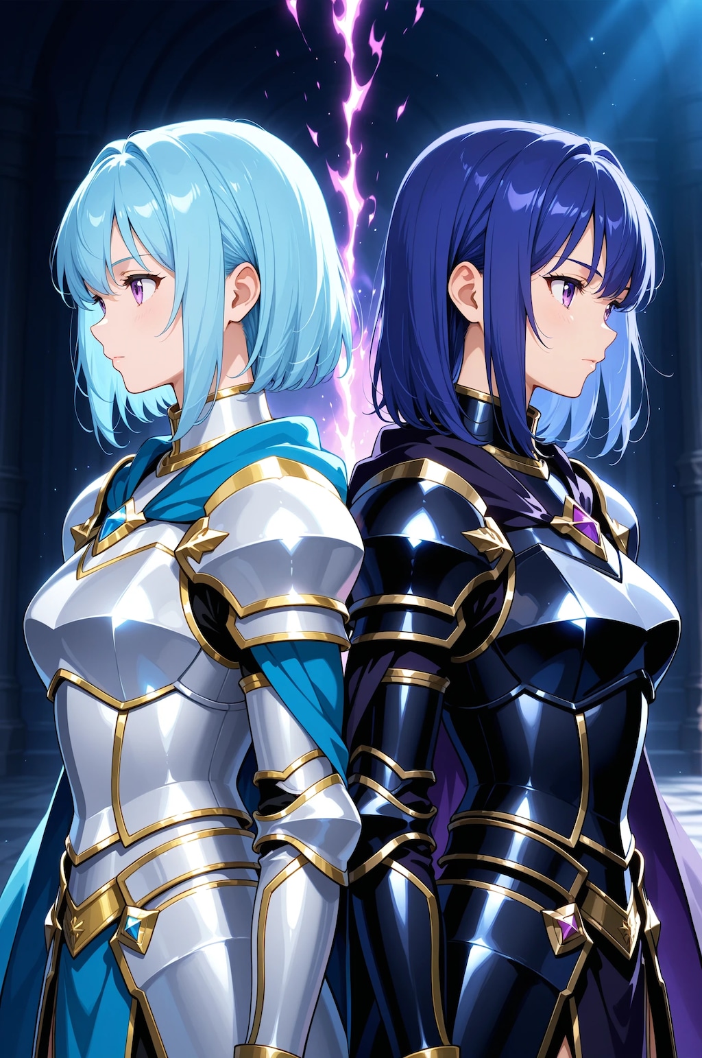 聖騎士と暗黒騎士