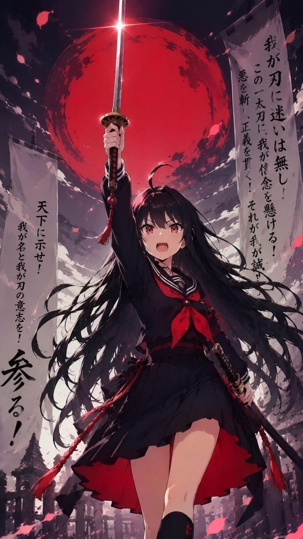 普通のセーラーお姉やん侍⚔️