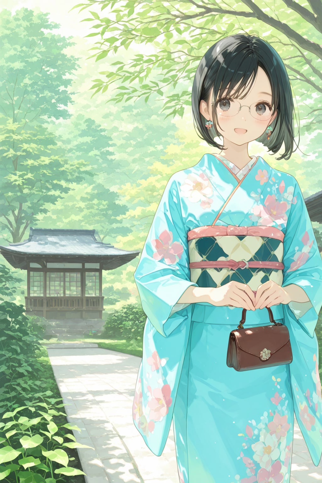 振袖娘８７ | の人気AIイラスト・グラビア