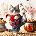 節分日を間違えた猫 5枚目
