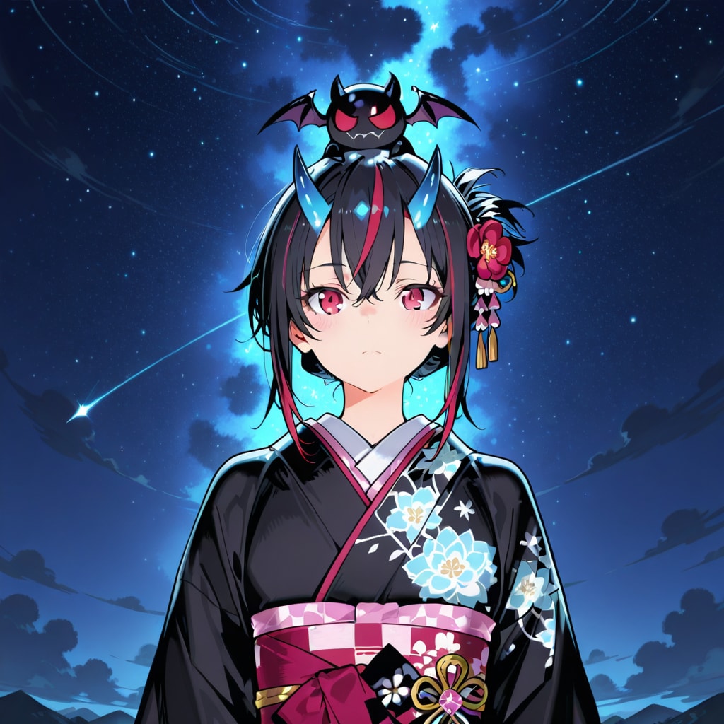 謎の生命体と鬼ちゃん