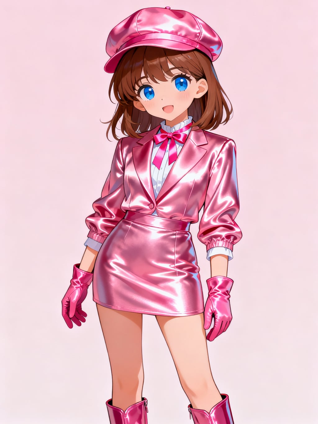 艶々制服風コスチュームガール