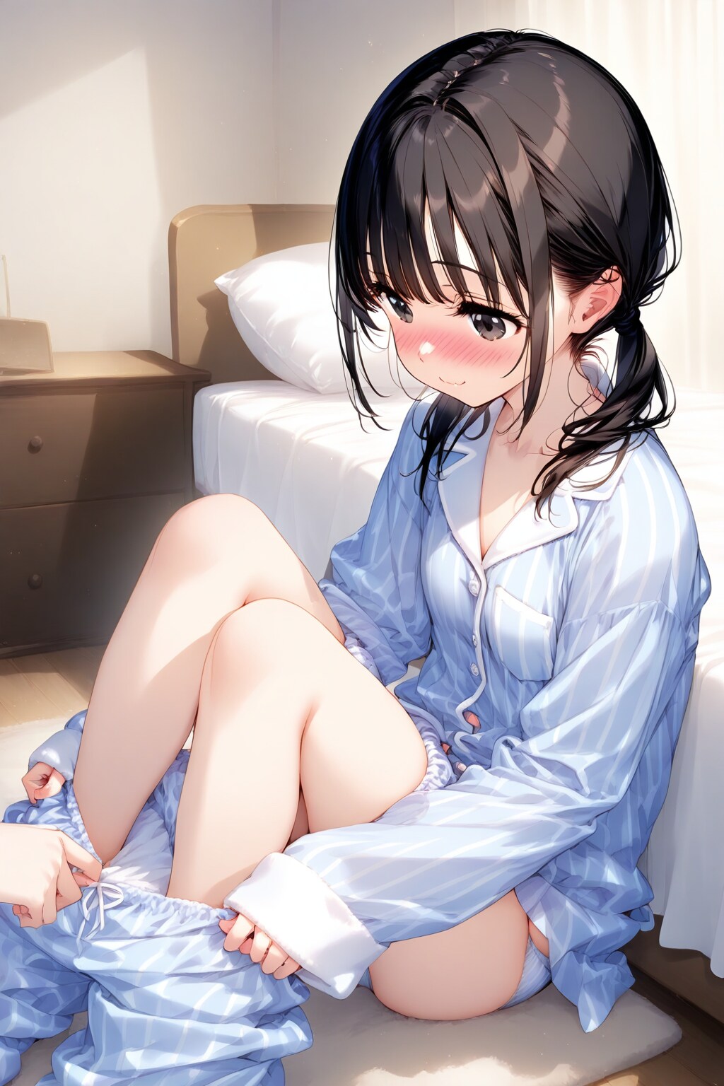 もう…せっかちだなぁ(,,. .,, )