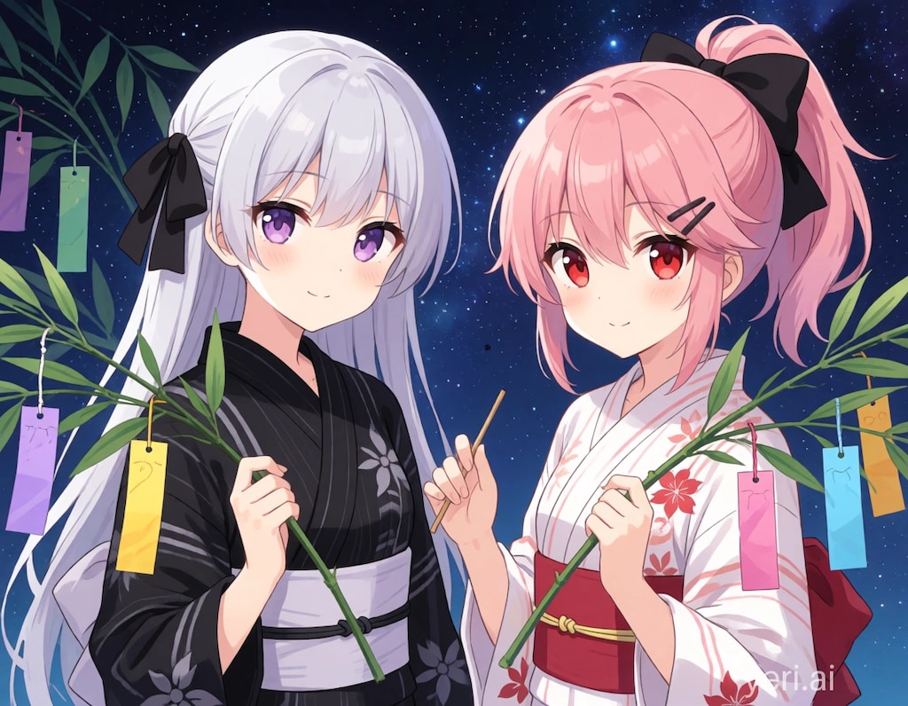 VEGAちゃんと ALTAIRちゃん