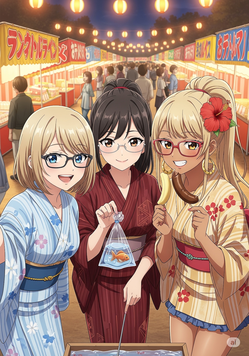 玉那覇姉妹＋おかっぱさん