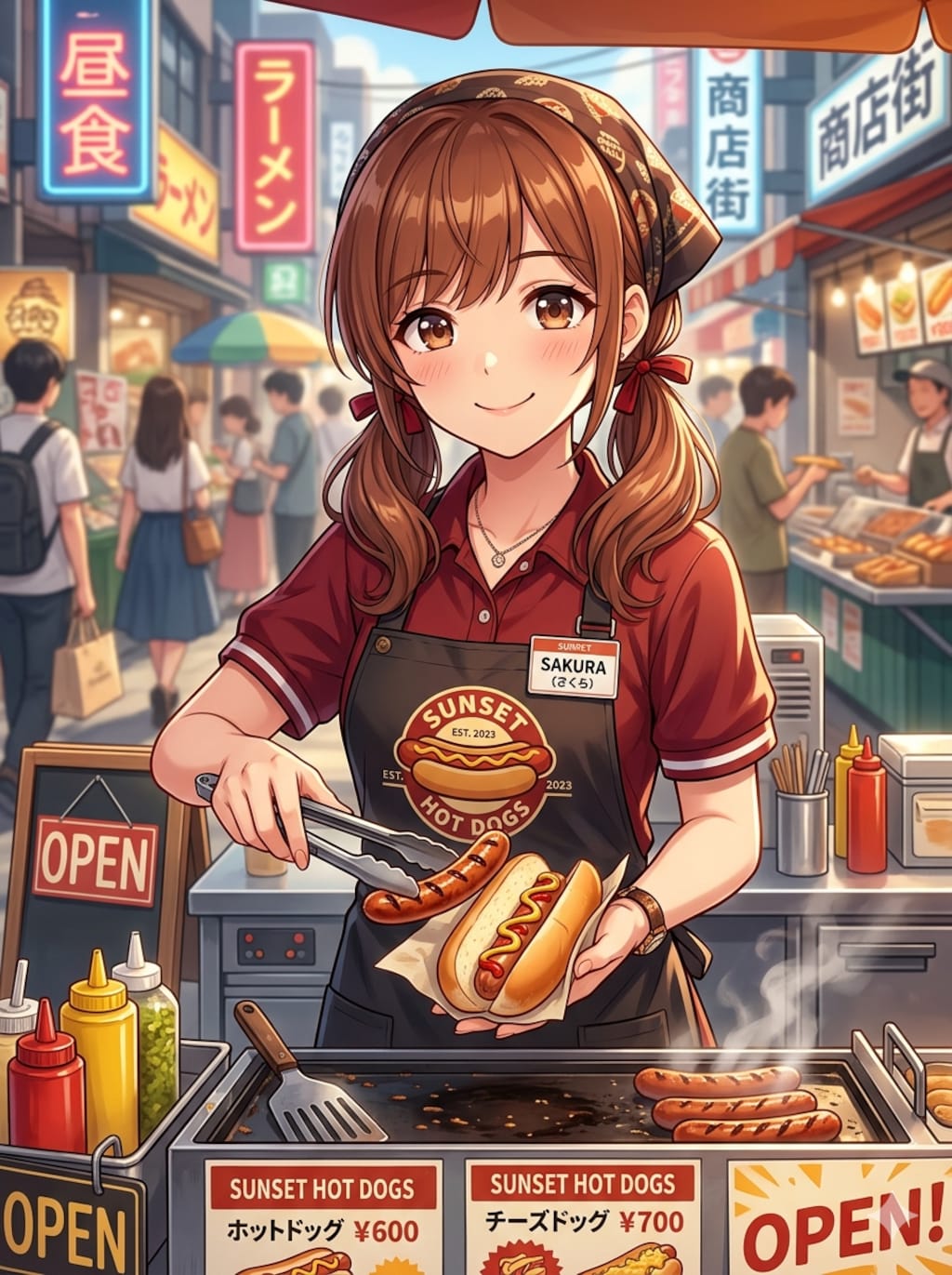 ホットドッグ屋台