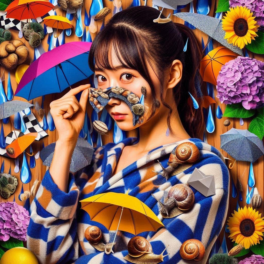 梅雨コラージュ