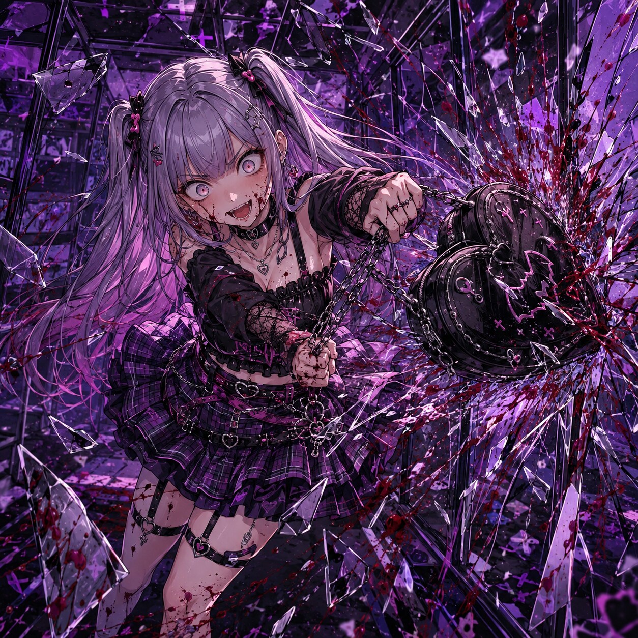 [流血有]ガラス（しおん）
