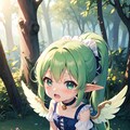 泣いているポニーテールのエルフ 5枚目