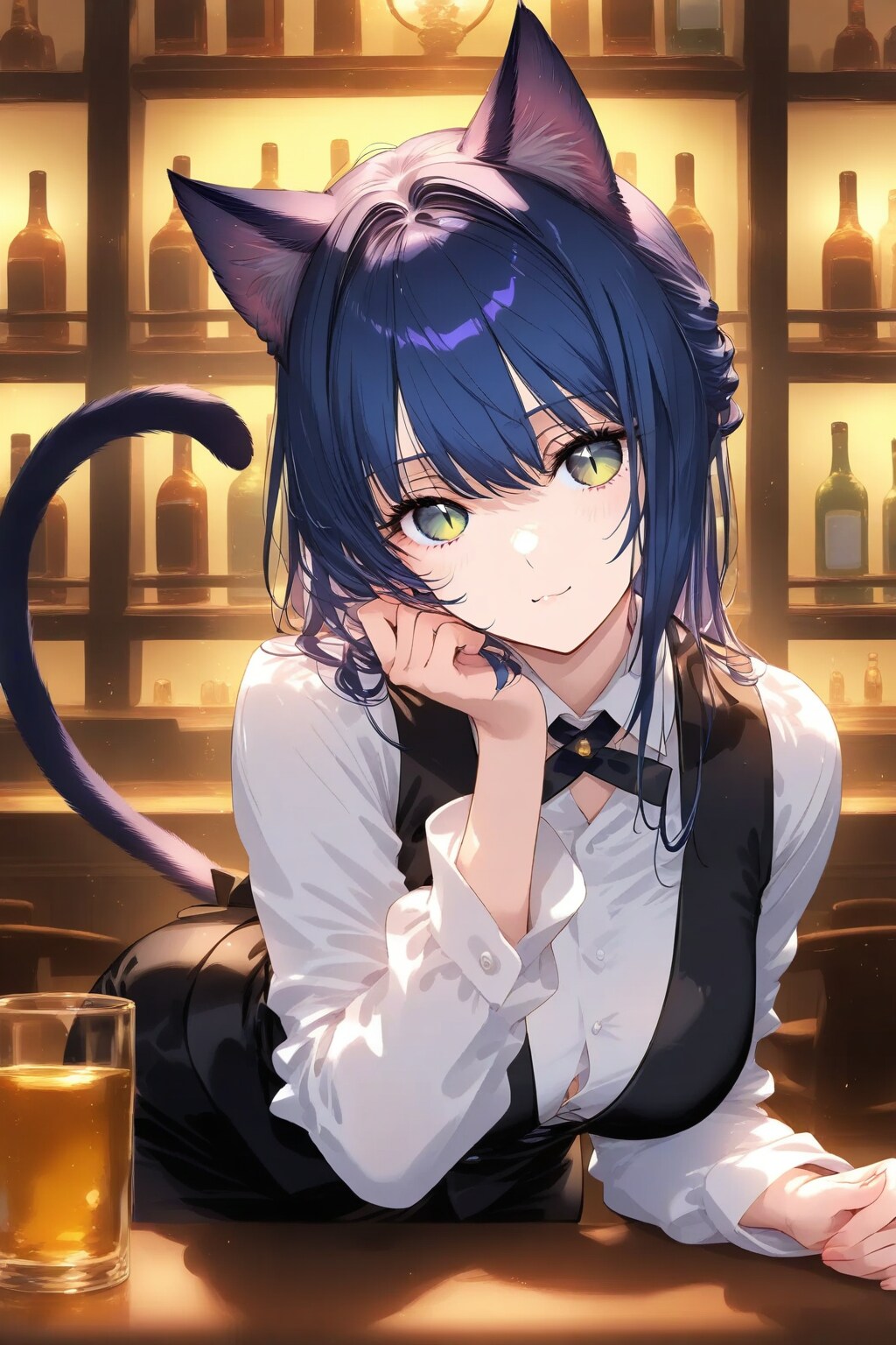 猫バーテンダー