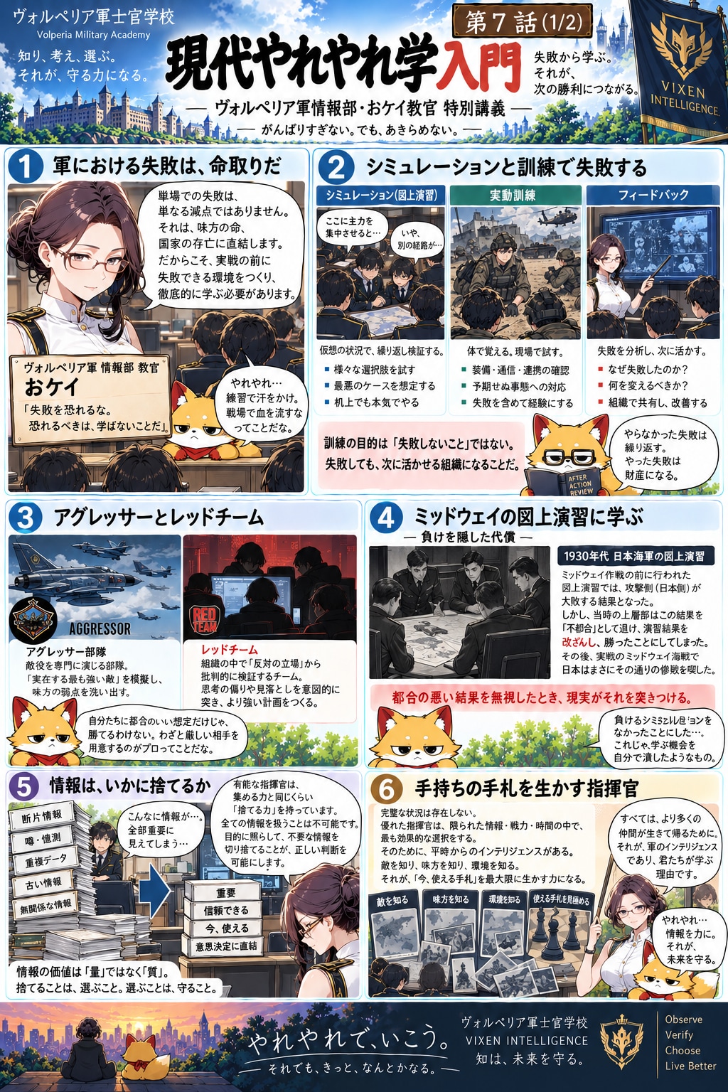 補講「現代やれやれ学入門で学ぶインテリジェンスの基礎」