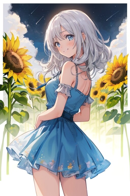 ひまわり-肖像- | の人気AIイラスト・グラビア