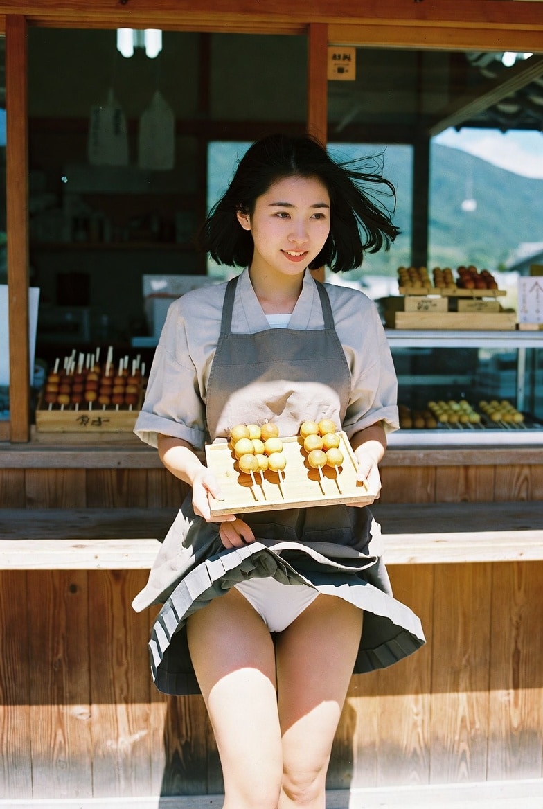 団子屋パンチラ