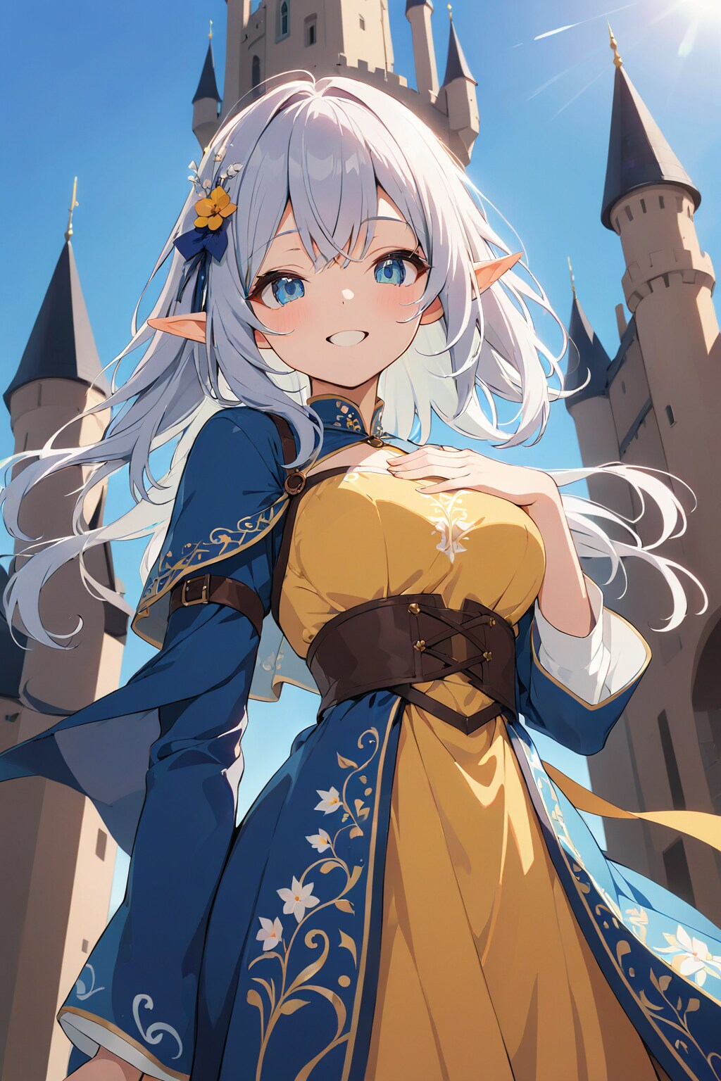 銀エルフさん | の人気AIイラスト・グラビア