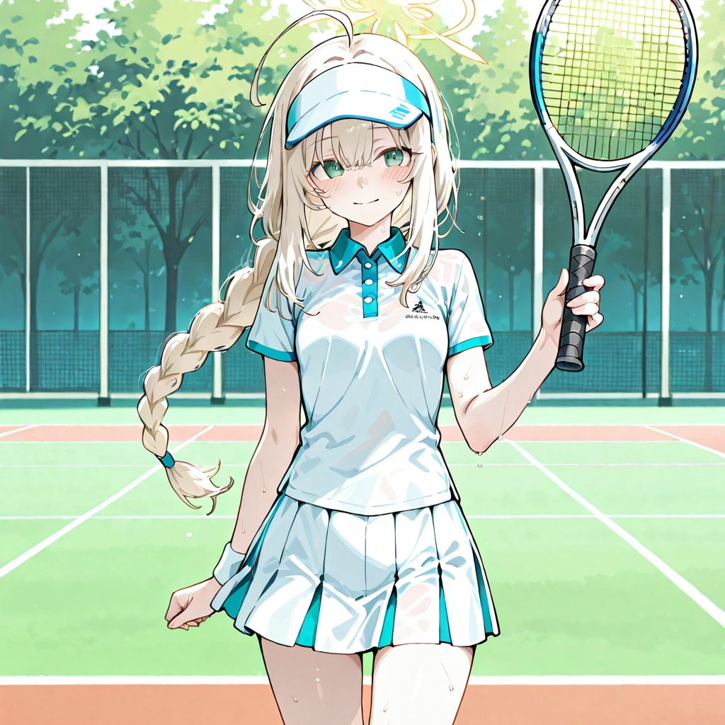 テニスしよう | の人気AIイラスト・グラビア