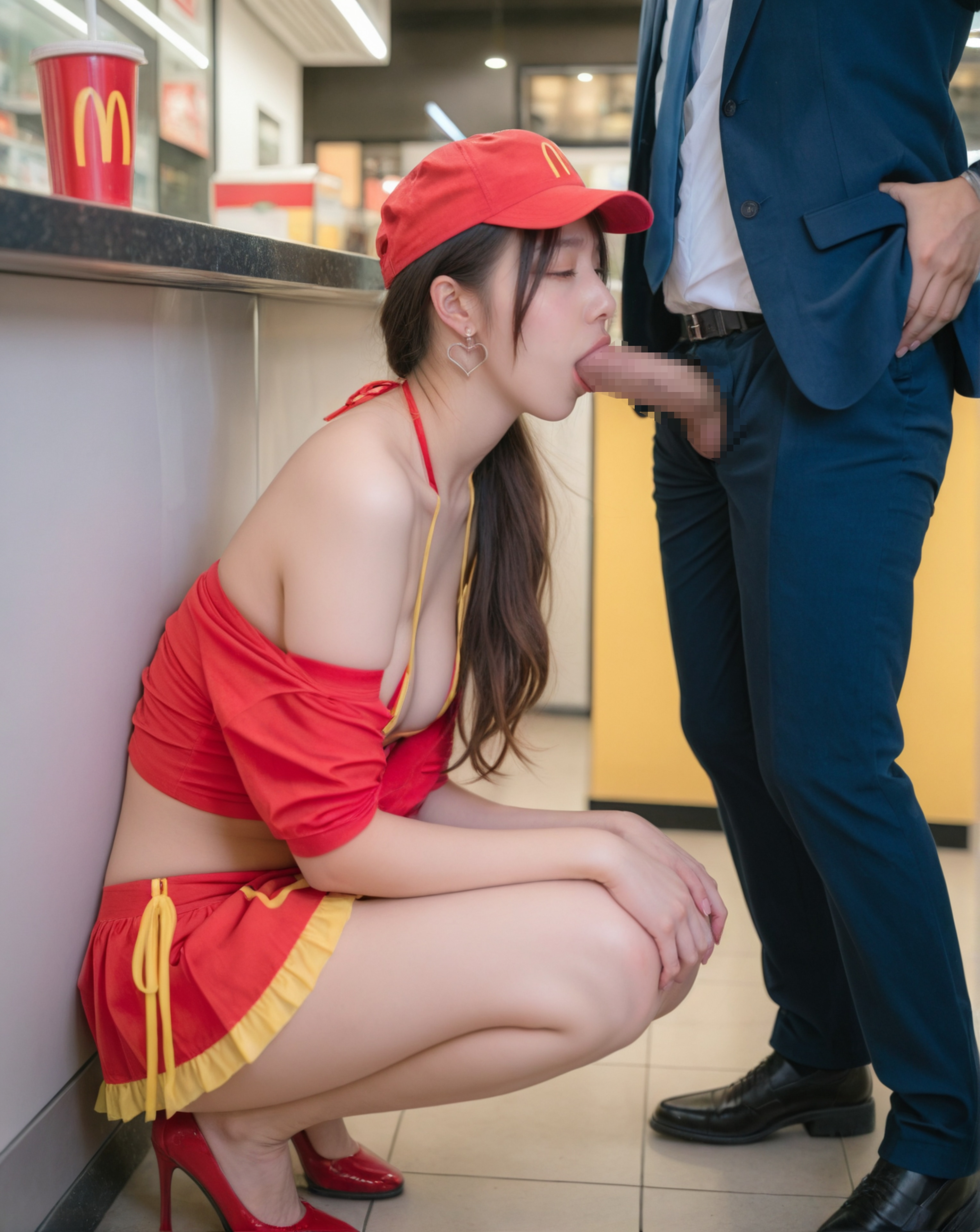 時給アップのために店長にたっぷりご奉仕