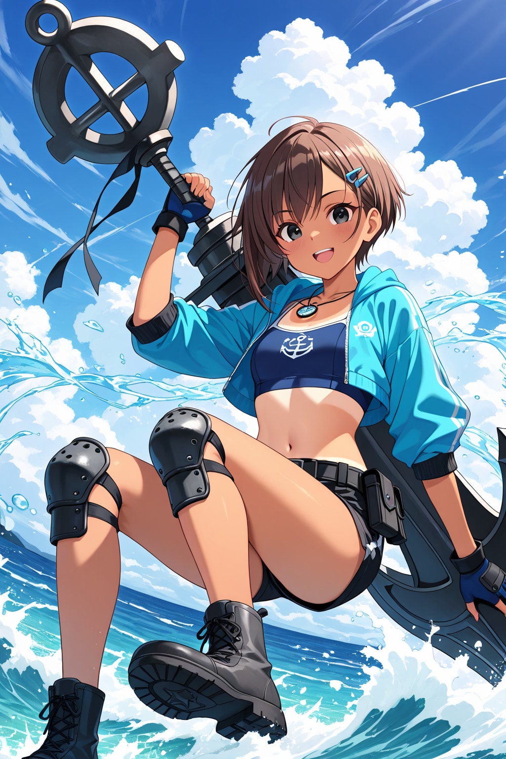 湊の巨大武器