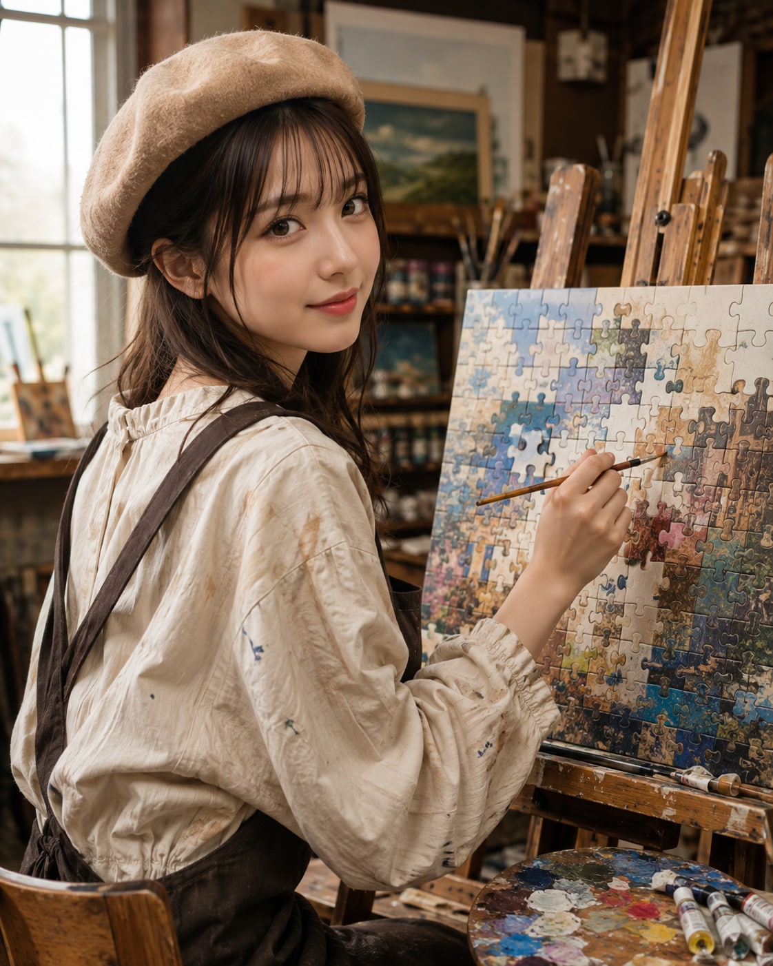 パズル画 | の人気AIイラスト・グラビア