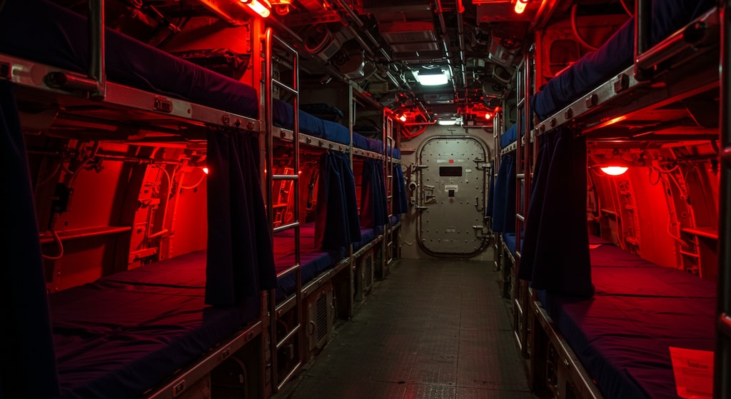 潜水艦の居住区画