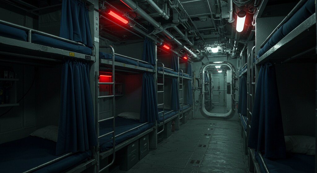 潜水艦の居住区画