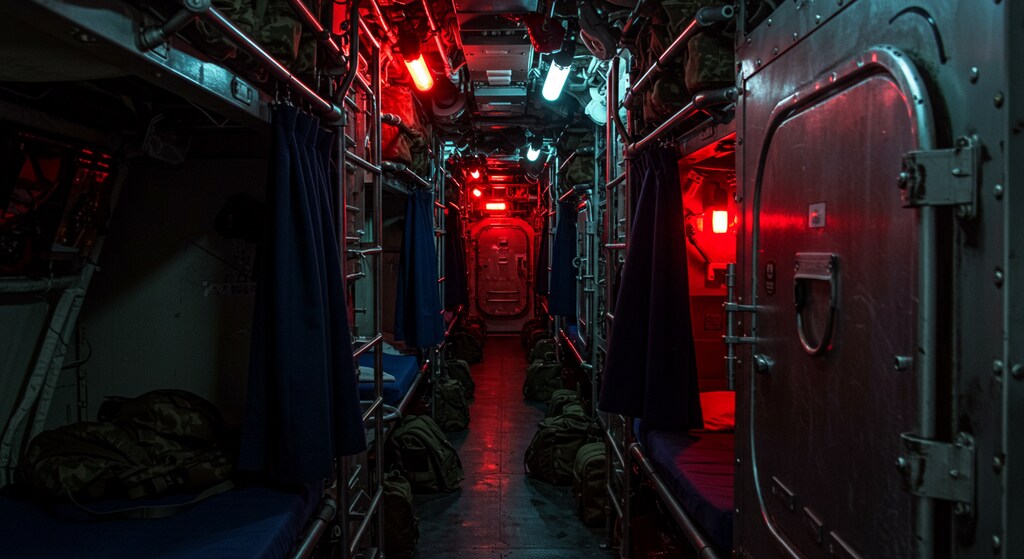 潜水艦の居住区画