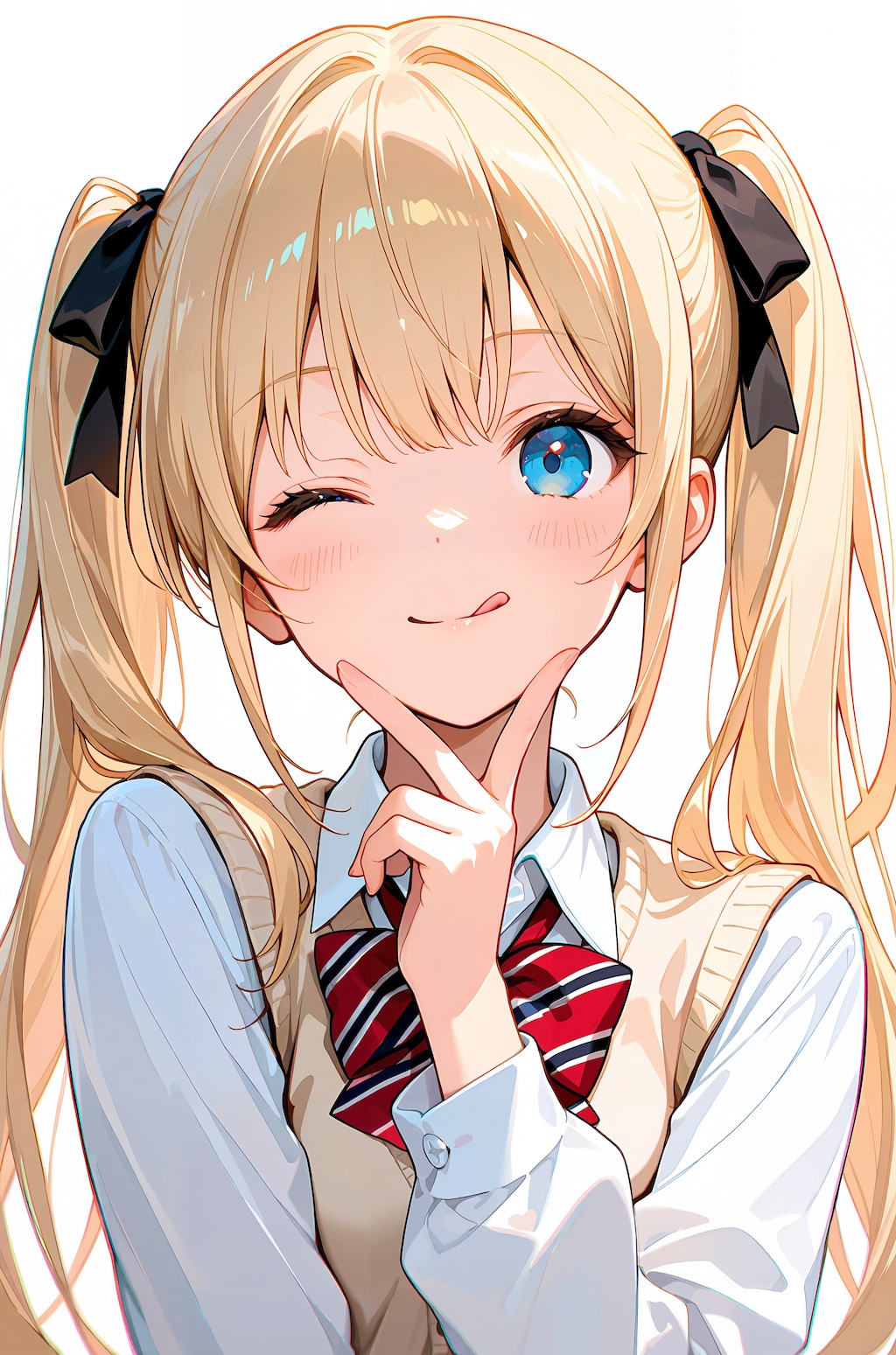 顎ピース✌