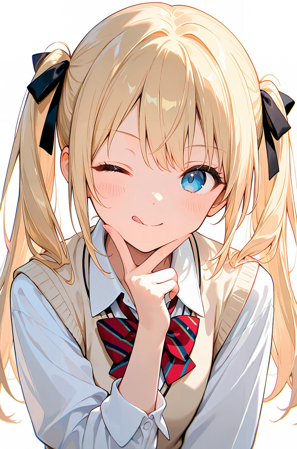 顎ピース✌