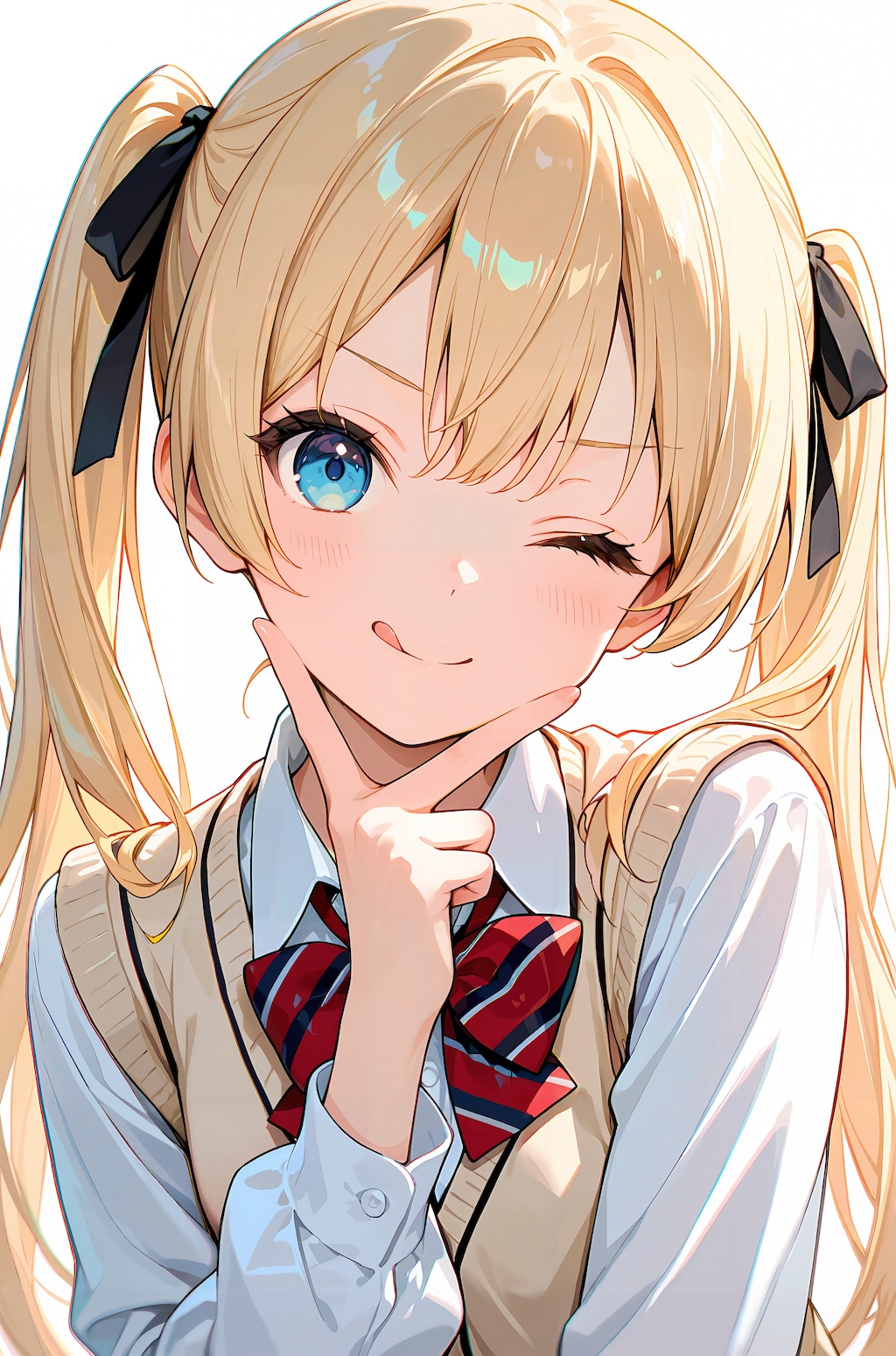 顎ピース✌
