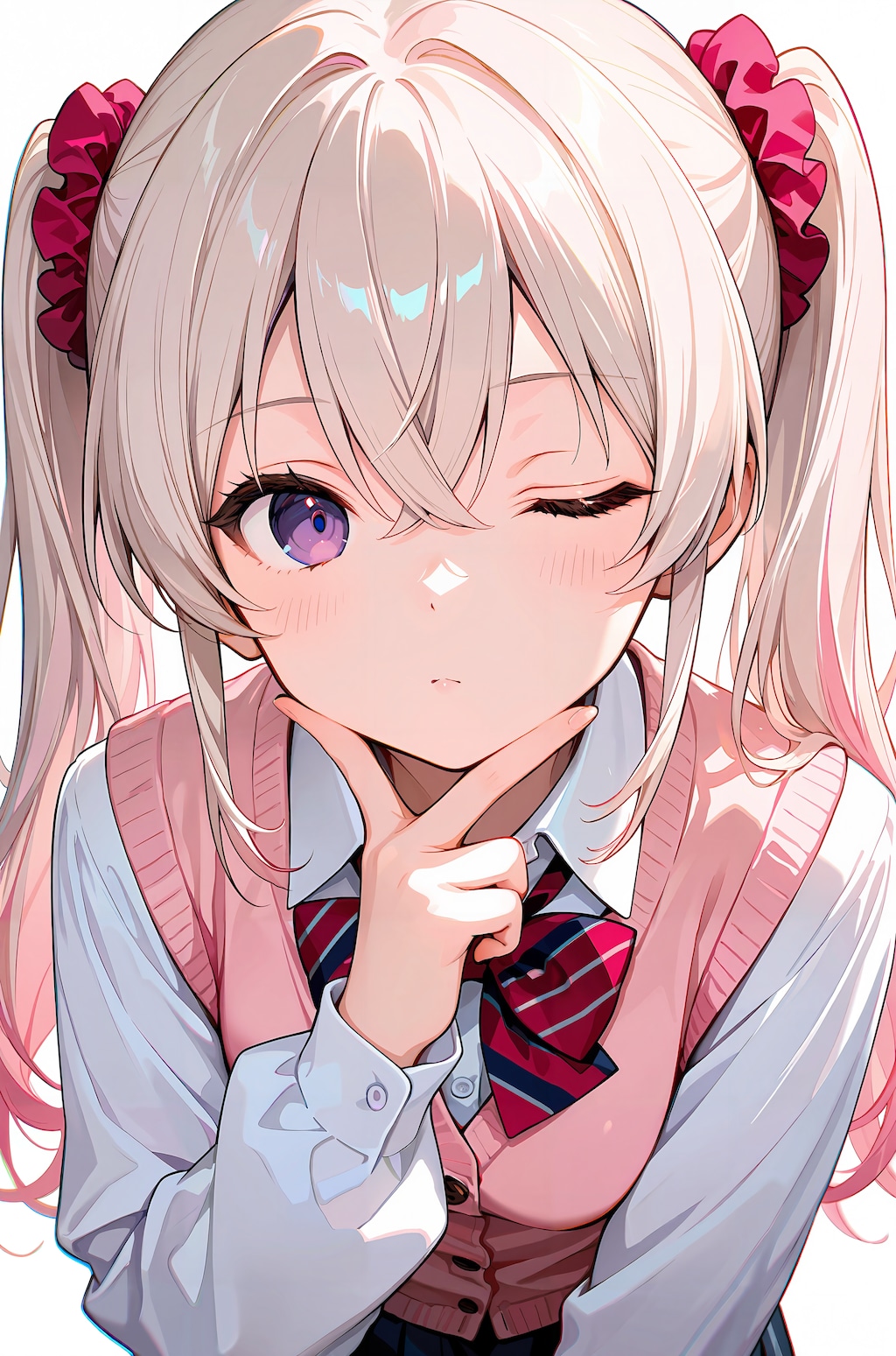 顎ピース✌