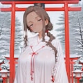 巫女のバイトで千早着てみた♪ 2枚目