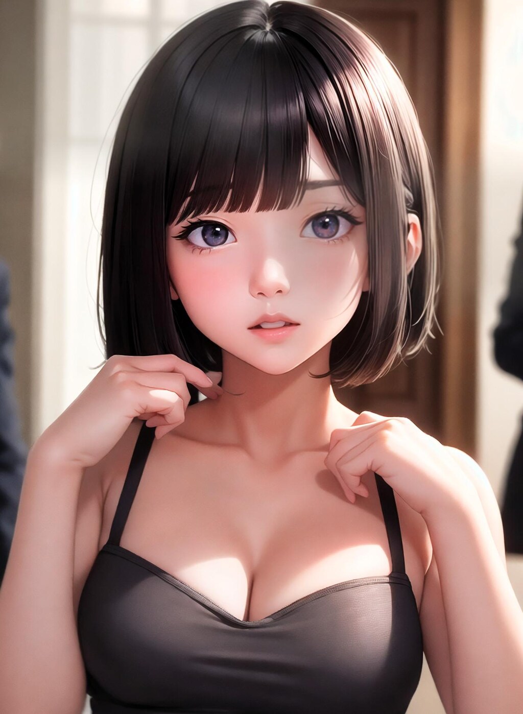 背伸び