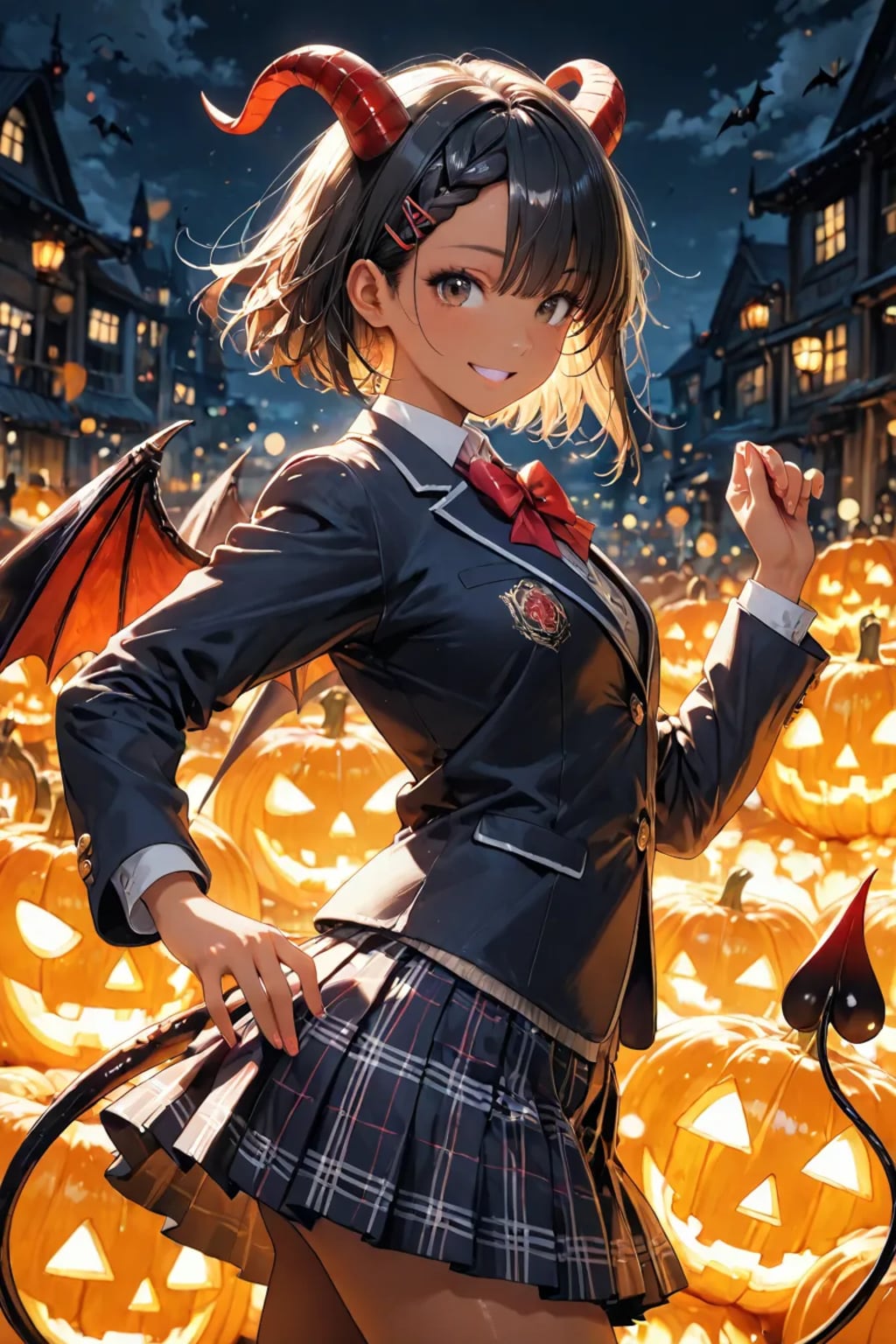 少し本気なハロウィンコスプレJK😊