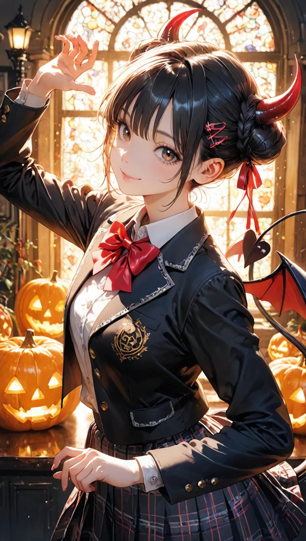 少し本気なハロウィンコスプレJK😊