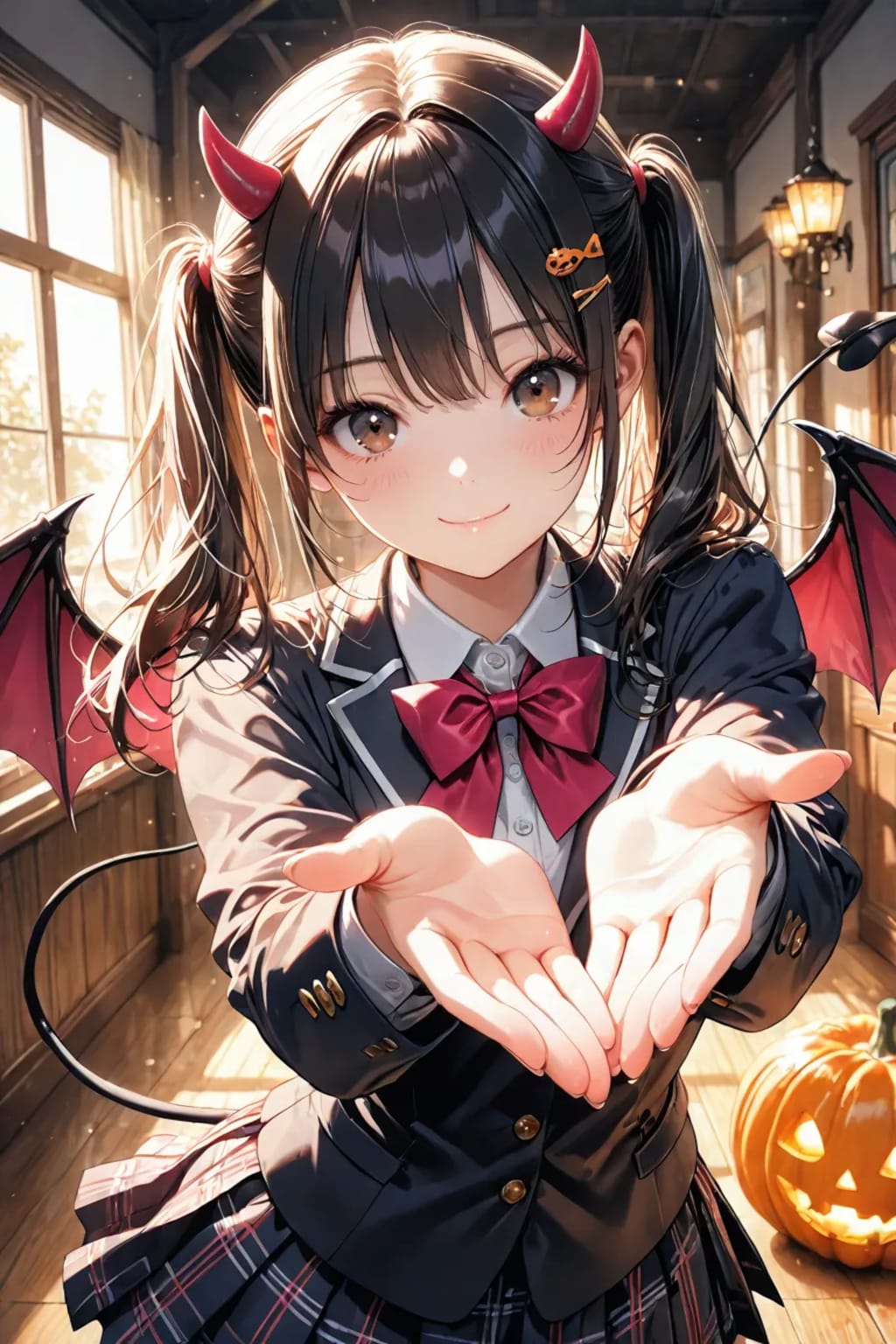 少し本気なハロウィンコスプレJK😊