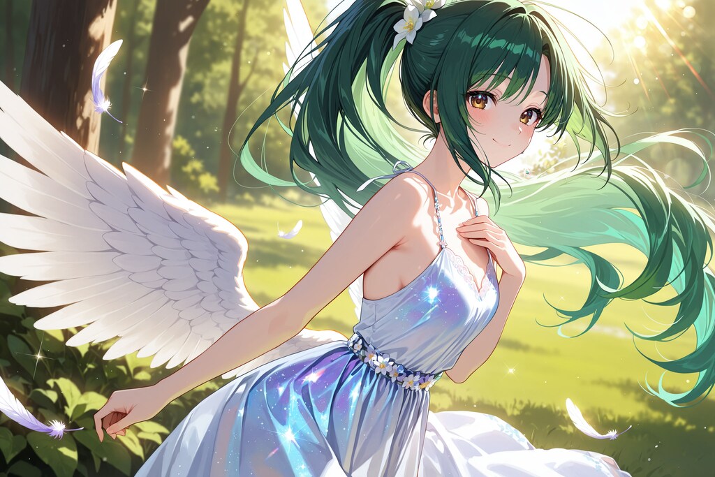 天使さん頑張ります