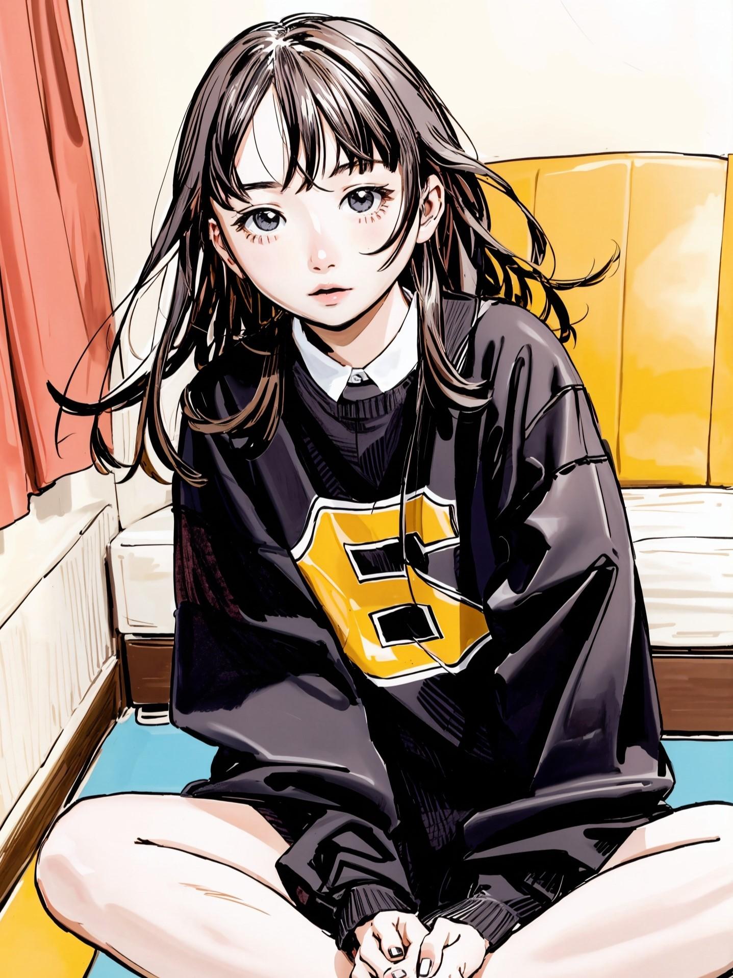 遊びにきた幼馴染の下半身が無防備