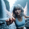 滝と天使 10枚目