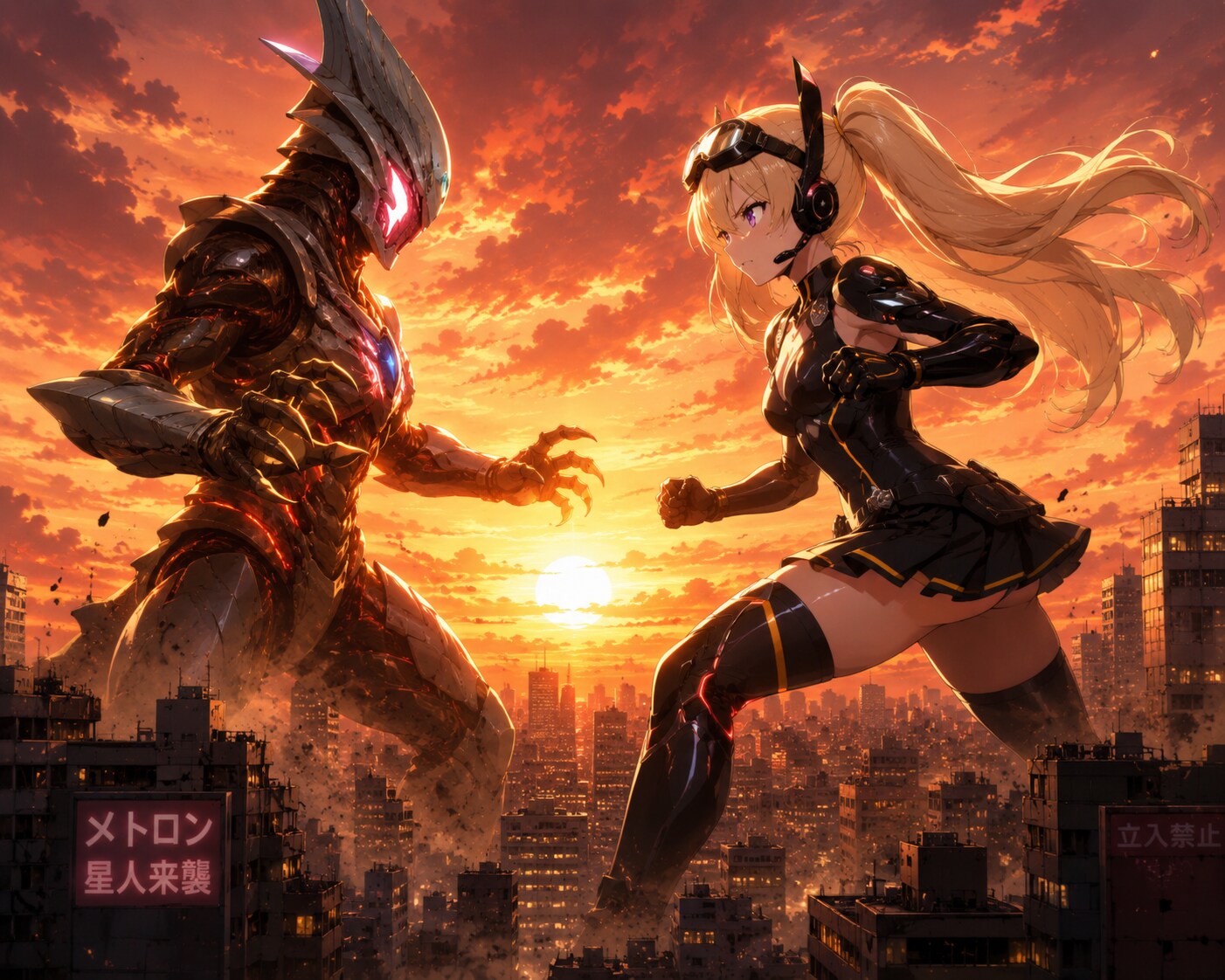 夕暮れの決闘
