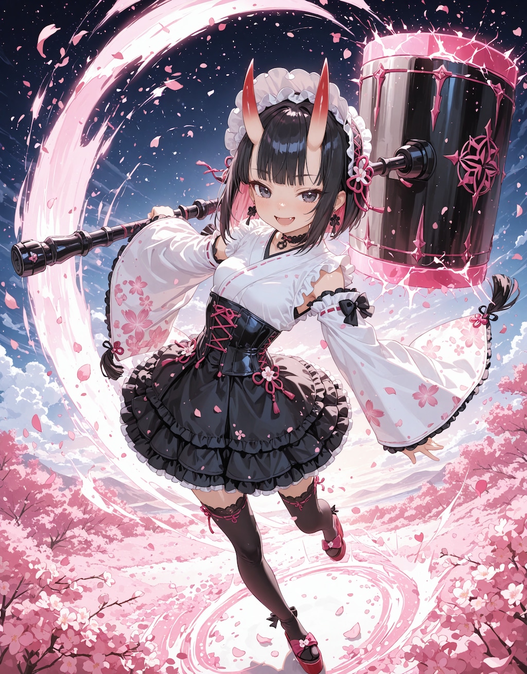 八重桜でモデル比較