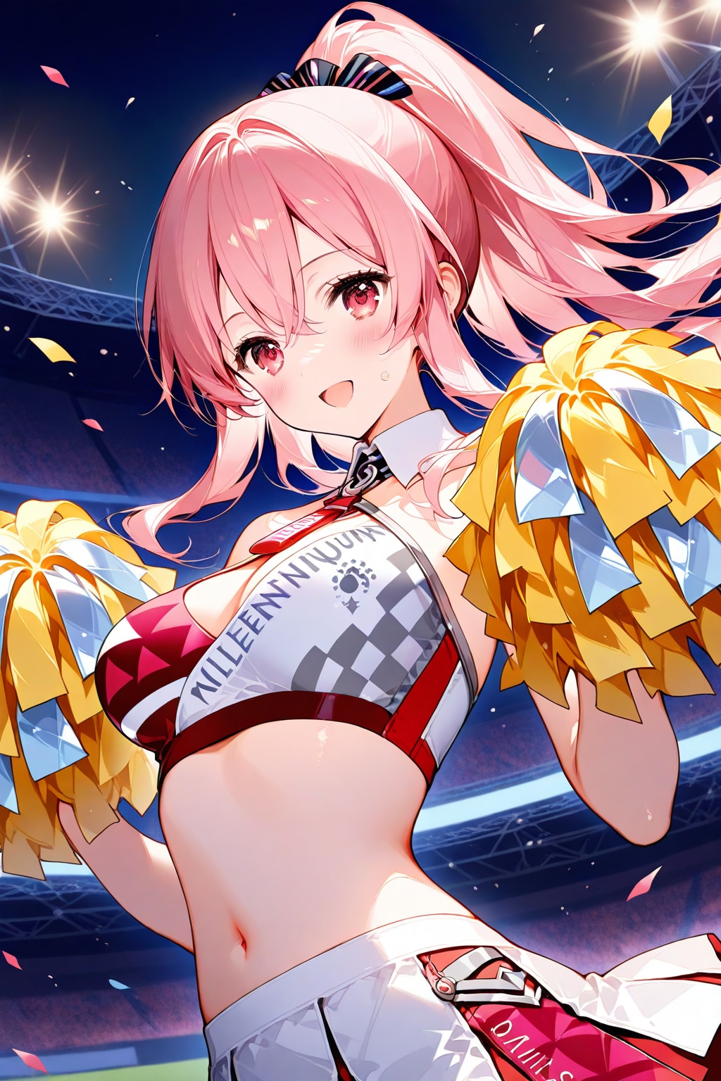 フレフレ少女（GRYPHON）ちちぷいのみんな応援します♪ | の人気AIイラスト・グラビア