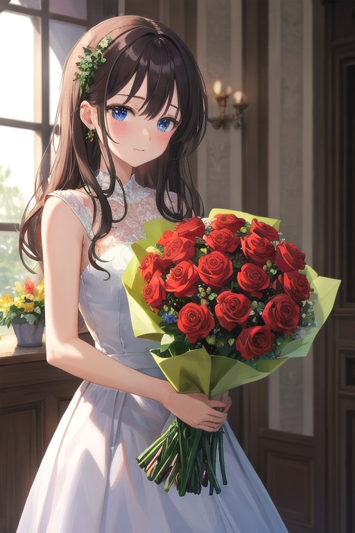 花束を | の人気AIイラスト・グラビア